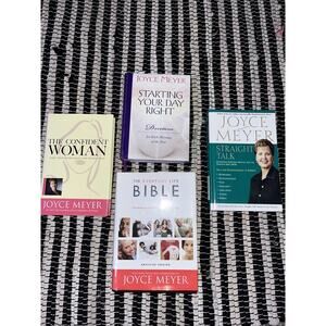 Joyce‎ Meyer Book/Bible Bundle of 4